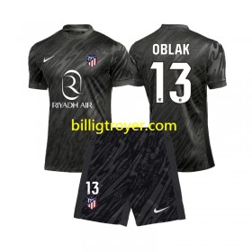 Billige Fotballdrakter Atlético Madrid Jan Oblak 13 Keeper Barn Hjemmedraktsett 2024/25 Kortermet